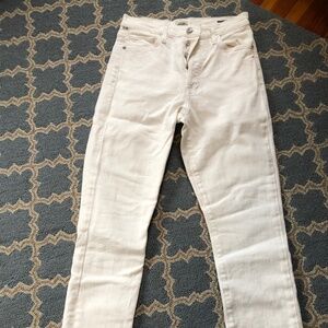 Citizens of Humanity Jeans Women 25 Skinny Ivory High Rise